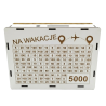 Skarbonka Wyzwanie Na Wakacje 5000zł HDF Sklejona