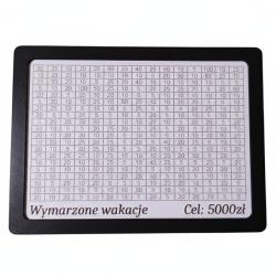 Personalizowana skarbonka wykreślanka