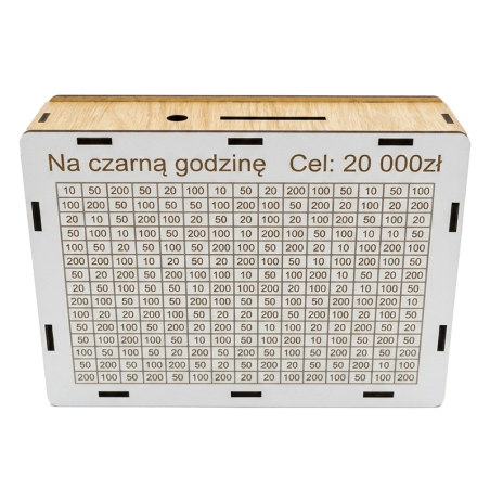 Skarbonka Wyzwanie 20000zł Na Czarną Godzinę DIY